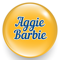Yellow Aggie Barbie Pin