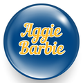 Blue Aggie Barbie Pin