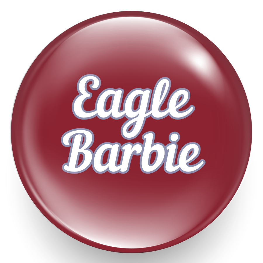 Eagle Barbie Pin