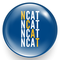 NCAT Blue Cross Pin