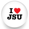 I Love JSU Pin