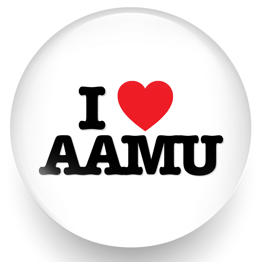 I Love AAMU Pin