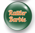 Green Rattler Barbie Pin