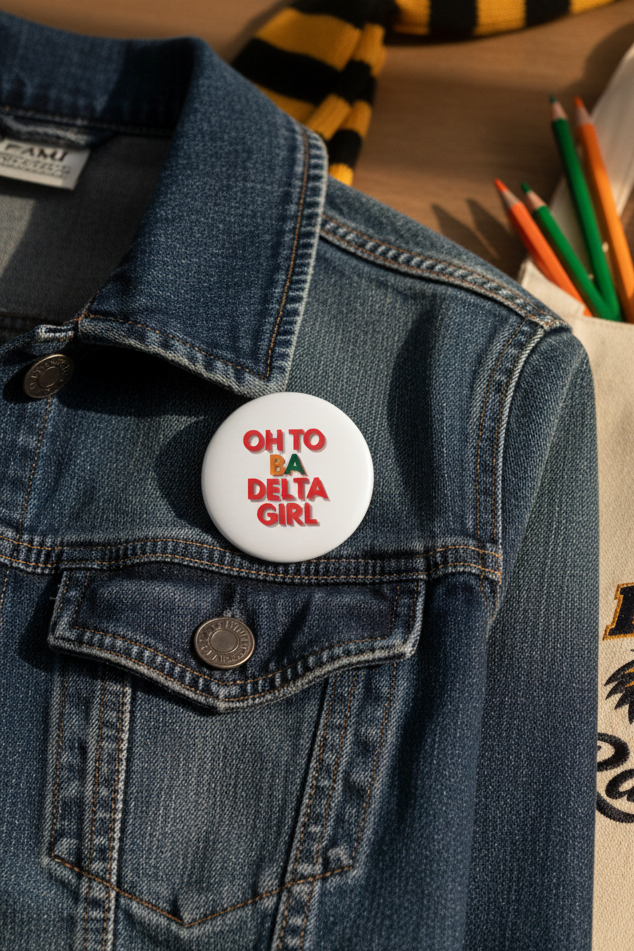 FAMU Delta Girl Pin Product Image